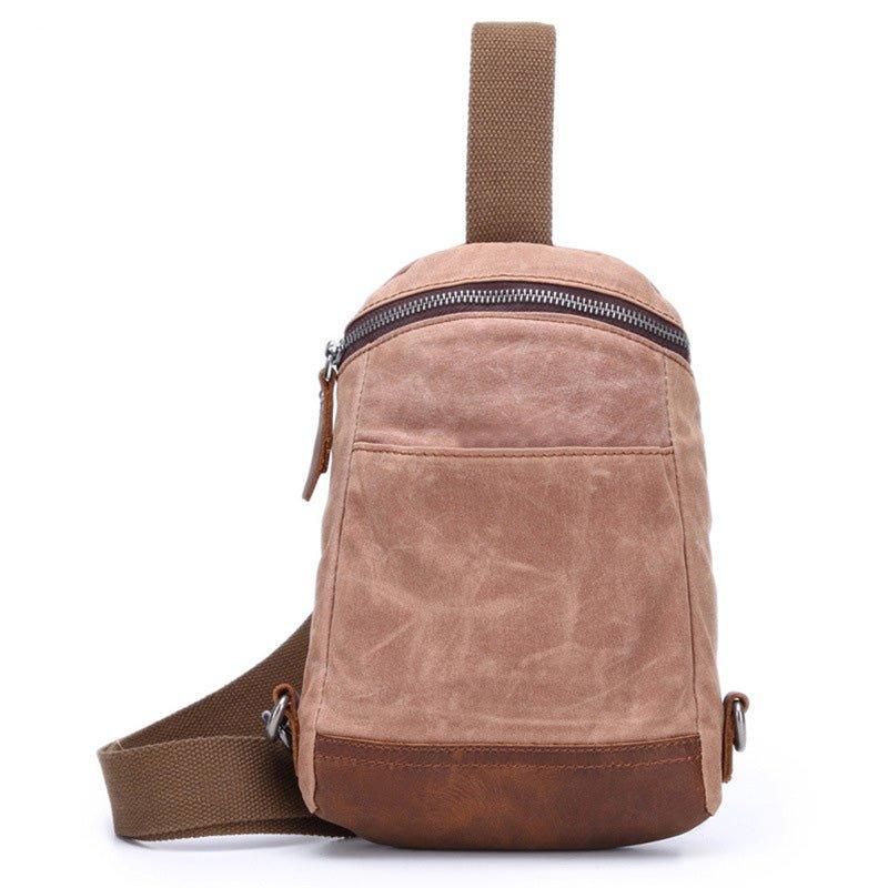Viaszított Vászon Crossbody Táska