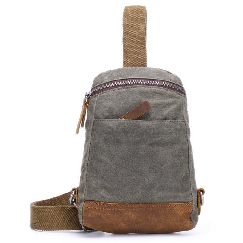 Viaszított Vászon Crossbody Táska