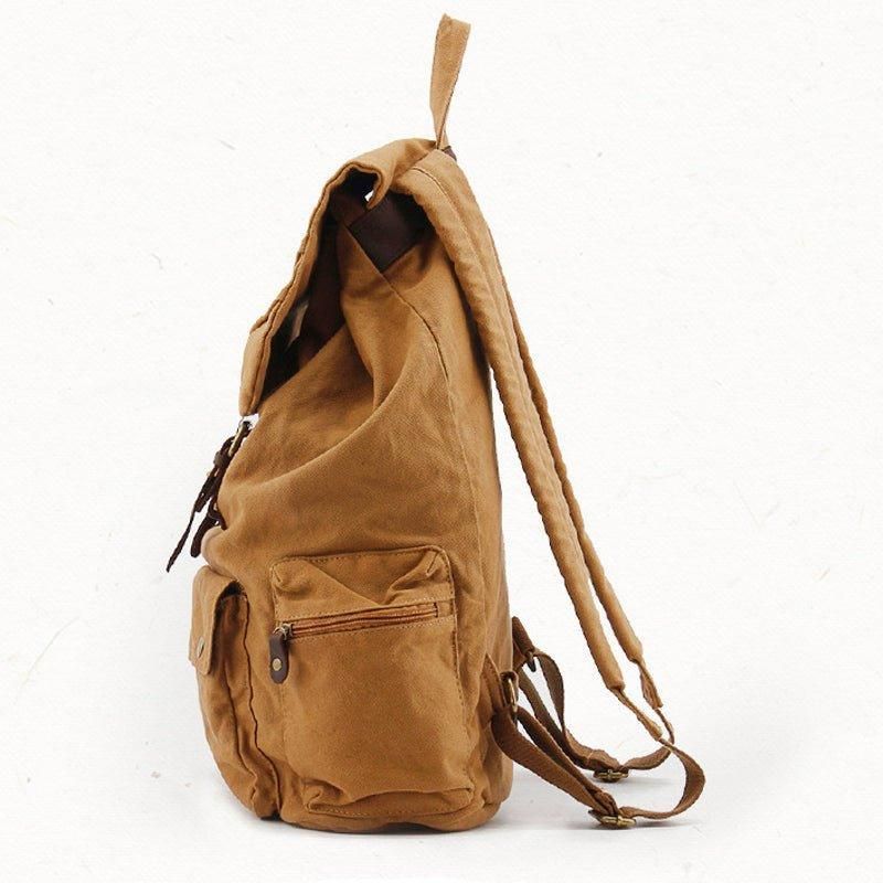 Vintage Cotton Canvas Hátizsák