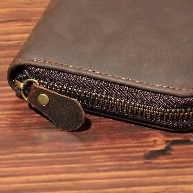 Vintage Marhabőr Pénztárca Crazy Horse Leather